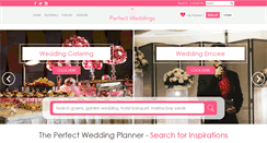 Desktop Screenshot of perfectweddings.sg